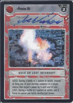Star Wars CCG - Joe Viskocil † (Oscar winner 1997 VFX) - autograph signed card - Image 1