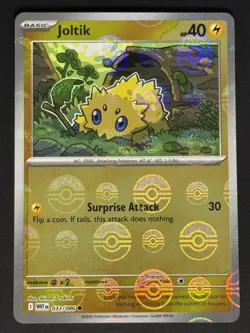 Joltik #033/086 Pokeball Pattern SV: White Flare Pokemon Card TCG - Image 1