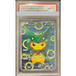 Pokemon Card Poncho-wearing Pikachu 230 XY-P PSA10 Japanese b1b22beeba6e8f57286 - Image 1