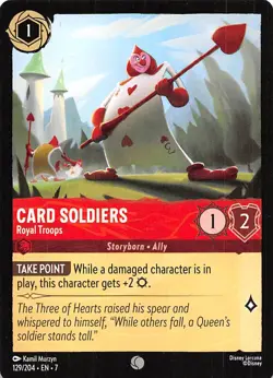 Card Soldiers Royal Troops 129/204 Archazia's Island Disney Lorcana 007227 - Image 1