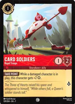 Card Soldiers Royal Troops 129/204 Archazia's Island Disney Lorcana 007231 - Image 1