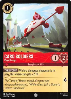 Card Soldiers Royal Troops 129/204 Archazia's Island Disney Lorcana 007237 - Image 1