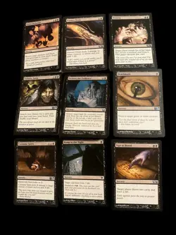 Mtg Magic The Gathering Game Used Card Lot #4 Black Cards 2011 2012 - Image 3