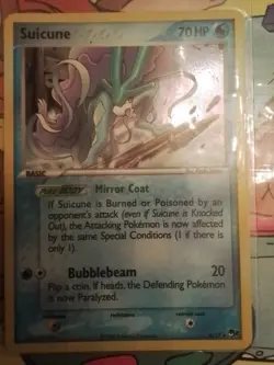 Pokemon Suicune 4/17 Pop Series Promos 2 Holo Rare Card 2006 - Image 1