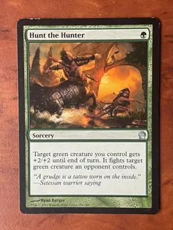 Hunt the Hunter MTG Magic the Gathering Card LP Lightly Played THS - Image 1