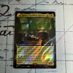 MTG - Mr. House, President and CEO [Extended Art - Surge Foil] - Fallout NM - Image 1