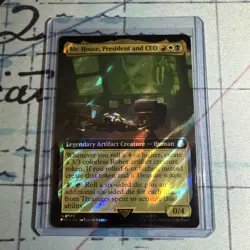 MTG - Mr. House, President and CEO [Extended Art - Surge Foil] - Fallout NM - Image 3