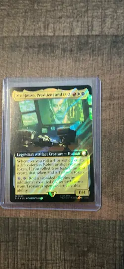 MTG - Mr. House, President and CEO [Extended Art - Surge Foil] - Fallout NM - Image 1