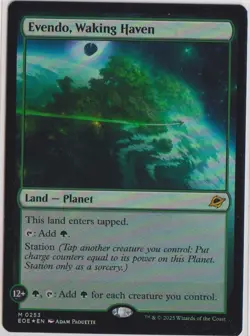 MTG Evendo, Waking Haven Edge of Eternities Foil - Image 1