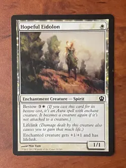 Hopeful Eidolon MTG Magic the Gathering Card LP Lightly Played THS - Image 1