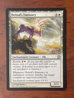 Heliod's Emissary MTG Magic the Gathering Card LP Lightly Played THS - Image 1