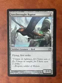 Anvilwrought Raptor MTG Magic the Gathering Card LP Lightly Played THS - Image 1