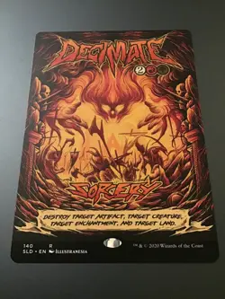 MTG Secret Lair #140 Decimate (Movie Poster) NM - Image 1