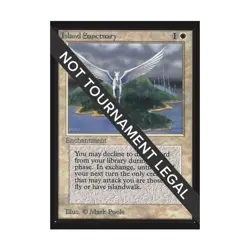 WOTC MtG International Ed. Island Sanctuary (R) NM - Image 1