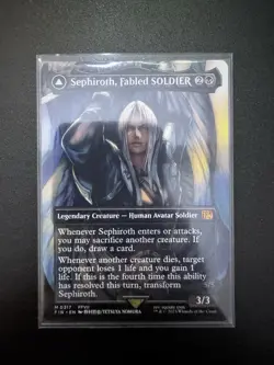 Sephiroth, Fabled SOLDIER Borderless Non Foil (0317) Final Fantasy MTG NM - Image 1