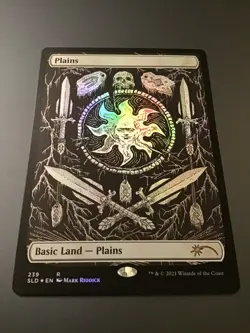 MTG Secret Lair #239 Plains Foil NM - Image 1