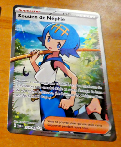 POKEMON MASCARADE CREPUSCULAIRE CARD HOLO CARTE NEPHIE 207/167 FR TWM MINT 2024 - Image 1