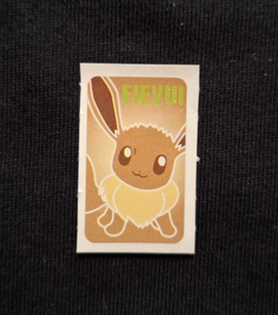 Eevee Holo Rare Sticker Seal Pokemon Nintendo Zukan Japanese Bandai - Image 1