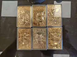 Pokemon 23K Gold Plated Trading Card Limited Edition Set of 6 Burger King 1999 - Image 1