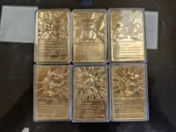 Pokemon 23K Gold Plated Trading Card Limited Edition Set of 6 Burger King 1999 - Image 2