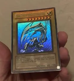 Max Holo Bleed Error YuGiOh Blue Eyes White Dragon SDK-001 Ultra Rare - Image 4