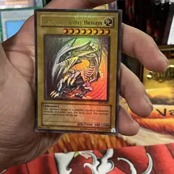 Max Holo Bleed Error YuGiOh Blue Eyes White Dragon SDK-001 Ultra Rare - Image 3
