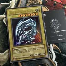Max Holo Bleed Error YuGiOh Blue Eyes White Dragon SDK-001 Ultra Rare - Image 5