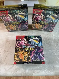 Pokemon TCG Scarlet And Violet Paldean Fates Booster Bundle Box Sealed - Image 1