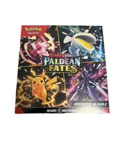 Pokemon TCG Scarlet And Violet Paldean Fates Booster Bundle Box Sealed - Image 1
