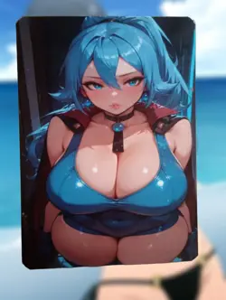 Clair Pokemon Anime Waifu Sexy Goddess Doujin Lewd Hentai Card - Image 1