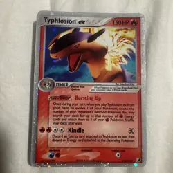 Typhlosion ex 110/115 Unseen Forces Holo Ultra Rare Vintage Pokemon TCG Card - Image 2