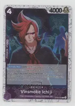 2024 One Piece Card Game: Premium PRB-01 Reprint Pirate Foil Vinsmoke Ichiji 3g6 - Image 1