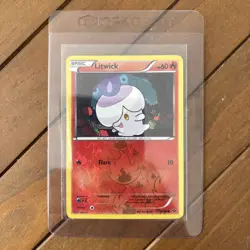 Litwick 18/99 Reverse Holo Pokemon Card - 2012 Black & White Next Destinies NM - Image 1