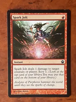 Spark Jolt MTG Magic the Gathering Card LP Lightly Played THS - Image 1
