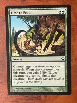 Time to Feed MTG Magic the Gathering Card LP Lightly Played THS - Image 1