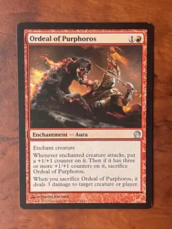 Ordeal of Purphoros MTG Magic the Gathering Card LP Lightly Played THS - Image 1