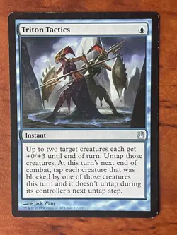 Triton Tactics MTG Magic the Gathering Card LP Lightly Played THS - Image 1