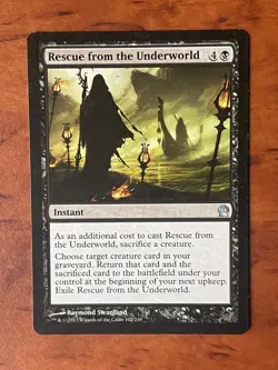Rescue from the Underworld MTG Magic the Gathering Card LP Lightly Played THS - Image 1