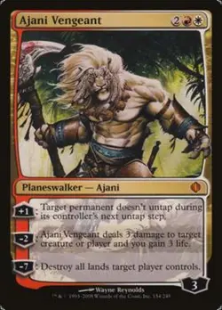 RUSH ENGLISH FOIL Release (Ajani Vengeant) MTG ALA - Image 1