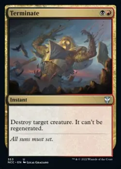 Terminate ~ Commander: Streets of New Capenna [ NM ] [ Magic MTG ] - Image 1