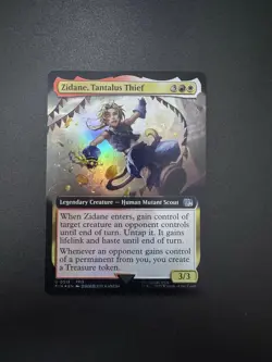 MTG - 1x Zidane, Tantalus Thief - Extended Art Final Fantasy Foil NM - Image 1