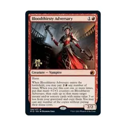 WOTC MtG Prerelease Promos Bloodthirsty Adversary (MR) (Foil) NM - Image 1