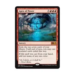 WOTC MtG Core Set 2019 Apex of Power (MR) (Foil) EX - Image 1