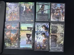 Lot 12 Final Fantasy MTG Assorted Foil/Non-Foil NM Details In Description - Image 1