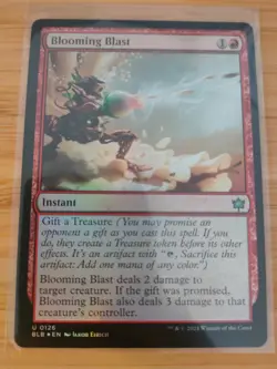 MTG Blooming Blast (Foil) 0126 Bloomburrow M/NM Free UK P&P - Image 1