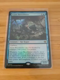 MTG Azure Beastbinder (FOIL) 0041 Bloomburrow M/NM Free UK P&P - Image 1
