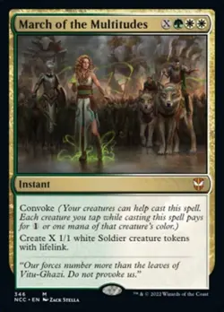 March of the Multitudes ~ Commander: Streets of New Capenna [ NM ] [ Magic MTG ] - Image 1