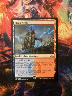 MTG Steam Vents- Guilds Of Ravnica - Image 1