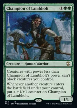 Champion of Lambholt ~ Commander: Streets of New Capenna [ NM ] [ Magic MTG ] - Image 1