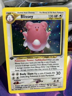 Pokemon 2/64 Neo Revelation 1st First Edition Holo Rare Blissey 2000 - Image 1